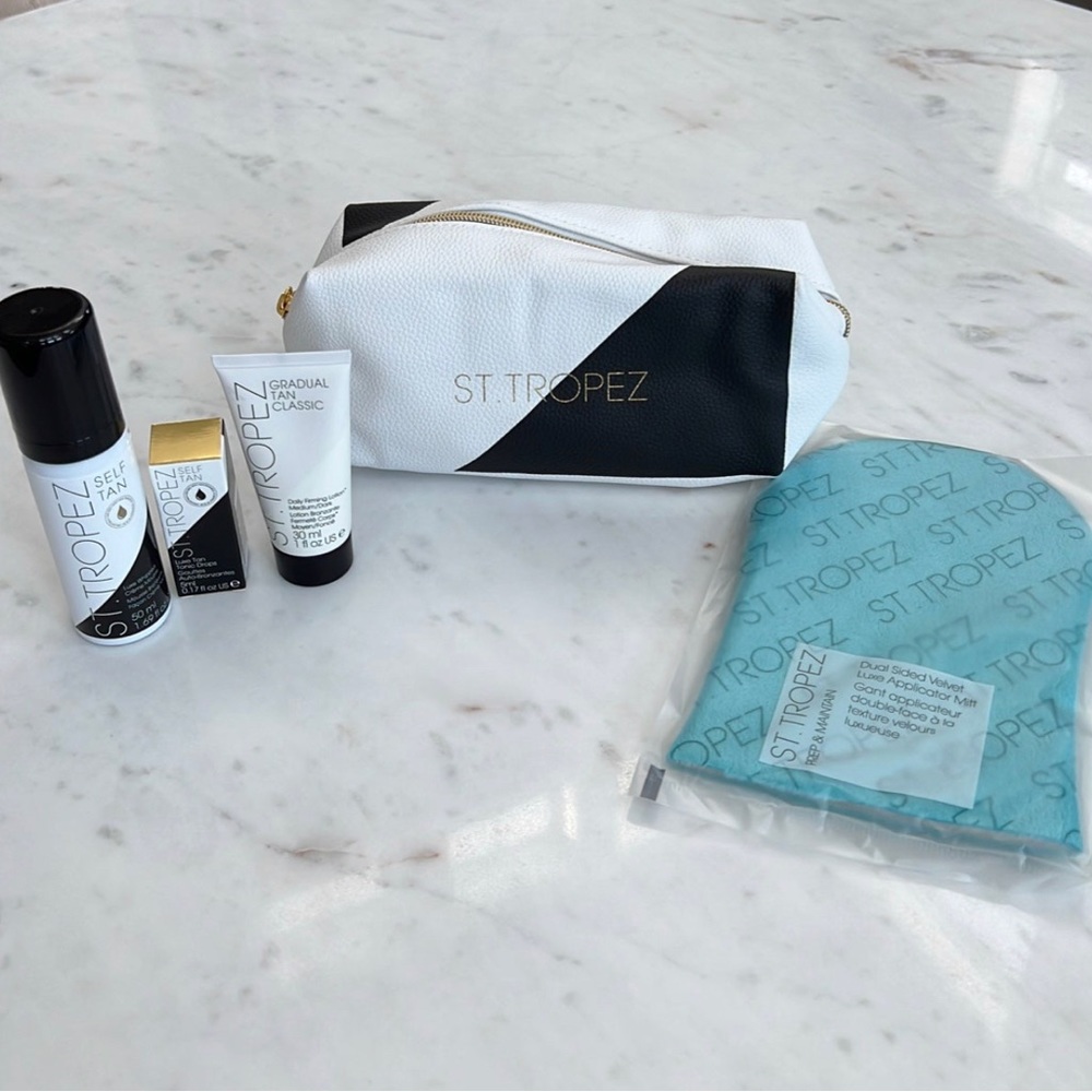 Brand New St. Tropez Self Tan Travel Set with Bag